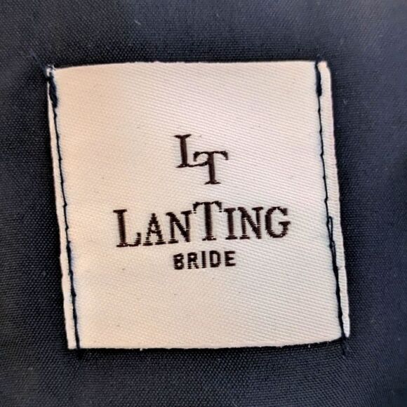EUC LanTing Bride Navy Blue Wedding Guest Dress - SEE SIZE NOTES - Picture 10 of 10